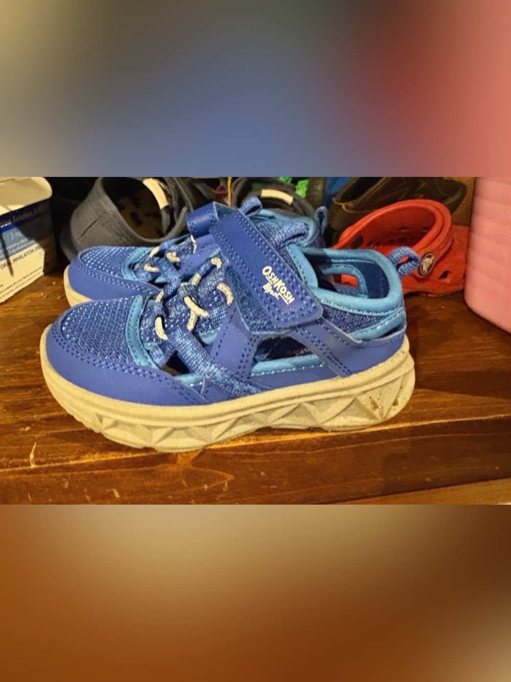 OshKosh B'gosh Royal Blue Kids' Sport Sandal-Sneakers